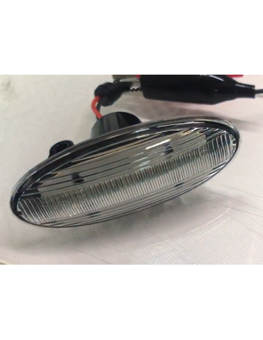 Nuevo par de intermitentes laterales LED Smart Forfour 453 con lente ahumada o transparente, dinámicos o estándar