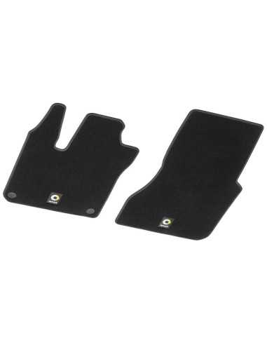 Smart FORTWO FORFOUR 453 Front Velour Floor Mats Black LHD