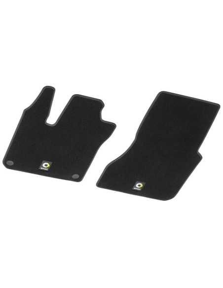Tapis de sol avant en velours Smart FORTWO FORFOUR 453 Noir LHD Tapis de sol avant en velours Smart FORTWO FORFOUR 453 Noir LHD