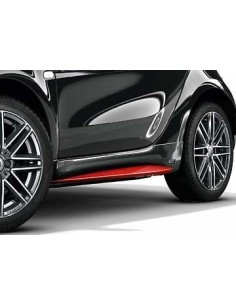 Carbon Ch Silber Folie Dekor Schlüssel  Smart Cabrio AMG fortwo 450 Brabus Coupe 