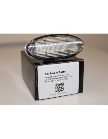 Nuevo par de intermitentes laterales LED Smart Forfour 453 con lente ahumada o transparente, dinámicos o estándar Nuevo par de intermitentes laterales LED Smart Forfour 453 con lente ahumada o transparente, dinámicos o estándar