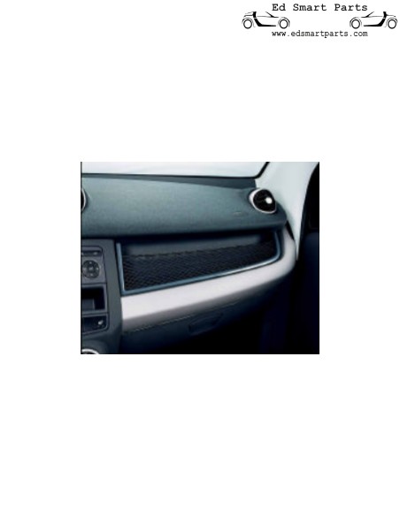 Smart Forfour 454 Filet pour le bac de rangement dans l'habitacle côté passager