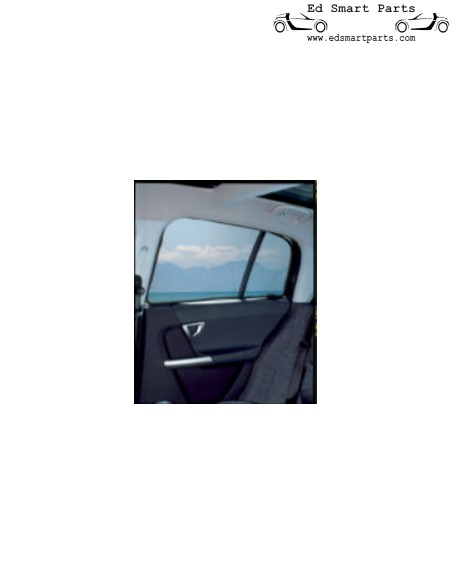 Smart Forfour 454 Protetor solar para janelas traseiras de passageiros 1 conjunto