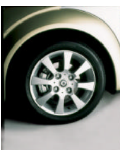 Smart Forfour454 Roda de liga leve 15'' - 'cruiseline' para pneus 195/50R15