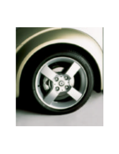Smart Forfour454 Lichtmetalen velg 16'' - 'strokeline' voor banden 205/45R16