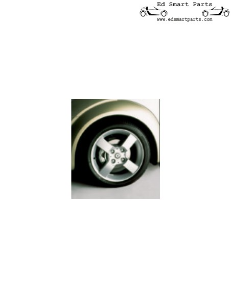 Smart Forfour454 Light-Alloy-Wheel 16'' - 'strokeline' for tyres 205/45R16