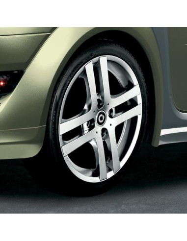 Juego completo smart de ruedas de aleación ligera Forfour454 17'' - 'grandline' para neumáticos 195/50R15