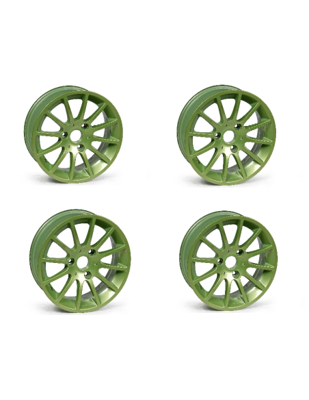 Nuovo set esclusivo di cerchi in lega leggera Smart Fortwo 451 da 12 raggi da 15 pollici Nuovo set esclusivo di cerchi in lega leggera Smart Fortwo 451 da 12 raggi da 15 pollici