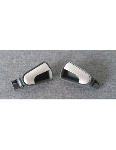 Usato Smart Roadster Brabus 452 set maniglia porta interna argento flusso lato sinistro e destro