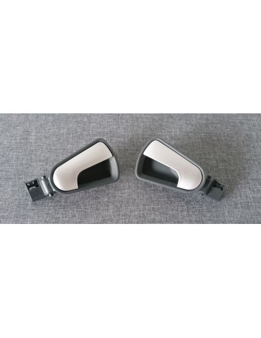 Used Smart Roadster Brabus 452 interior door handle set flow silver left and right side