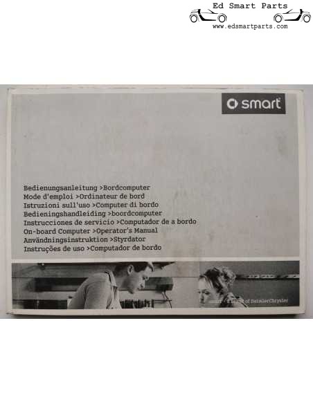 Usato Manuale d'uso Smart Roadster Trip Computer di bordo multilingua