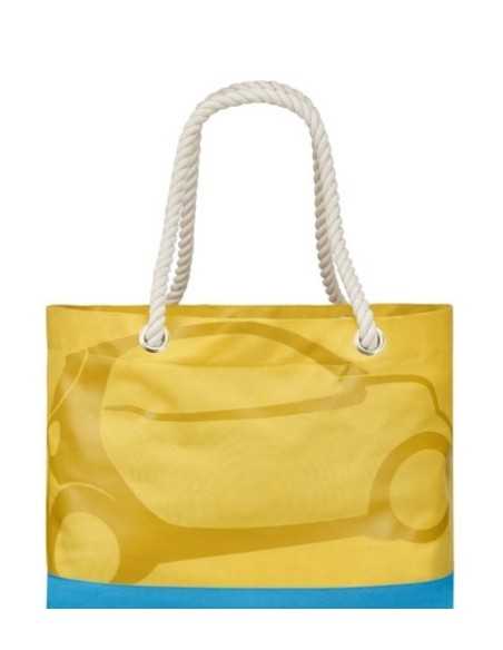 Slimme strandtas geel/blauw Slimme strandtas geel/blauw