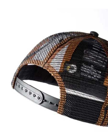 Accessorio intelligente originale - Berretto a tesa piatta da uomo nero/arancione Accessorio intelligente originale - Berretto a tesa piatta da uomo nero/arancione