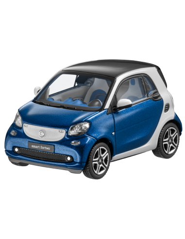 Norev Smart 453 Fortwo Coupe Proxy Blue Model Car 1:43