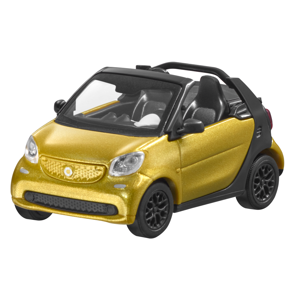 smart fortwo cabrio 453 1:87 Zwart-naar-geel/zwart
