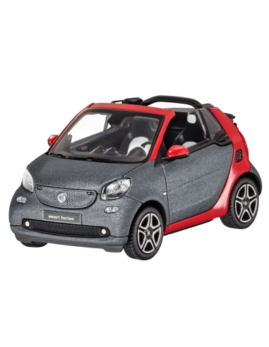 Norev Smart 453 Fortwo Cabrio A453 Model Auto 1:43 Rood/Grijs