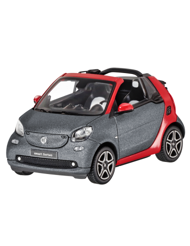 Norev Smart 453 Fortwo Cabrio A453 Model Car 1:43 Red/Grey