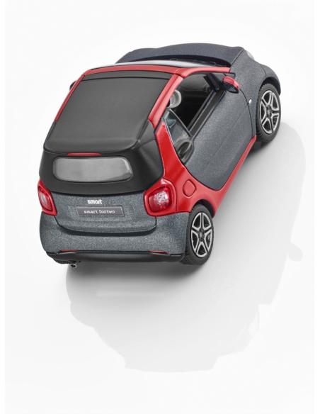 Norev Smart 453 Fortwo Cabrio A453 Modelo de carro 1:43 Vermelho/Cinza Norev Smart 453 Fortwo Cabrio A453 Modelo de carro 1:43 Vermelho/Cinza