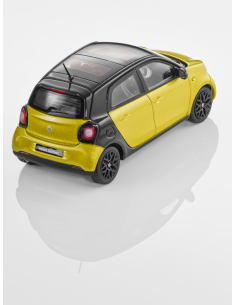 Voiture miniature Norev Smart 453 Forfour Prime Jaune 1:43 2
