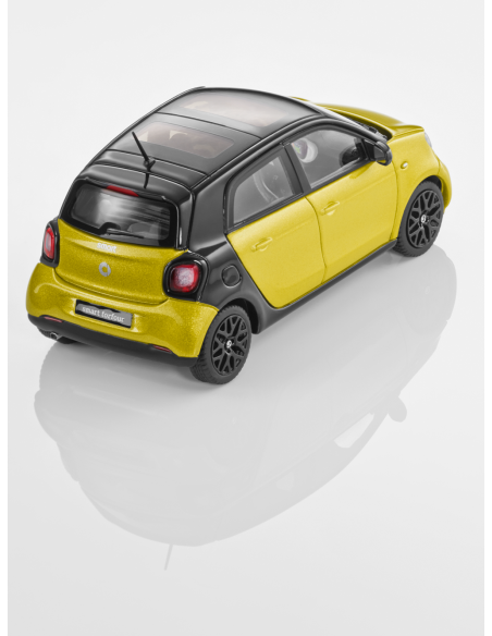 Voiture miniature Norev Smart 453 Forfour Prime Jaune 1:43 Voiture miniature Norev Smart 453 Forfour Prime Jaune 1:43