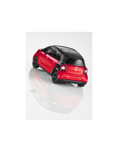smart forfour 453 1:87 Zwart/cadmiumrood