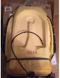 New Smart Roadster Brabus 452 seat backrest cushion black leather heated 2