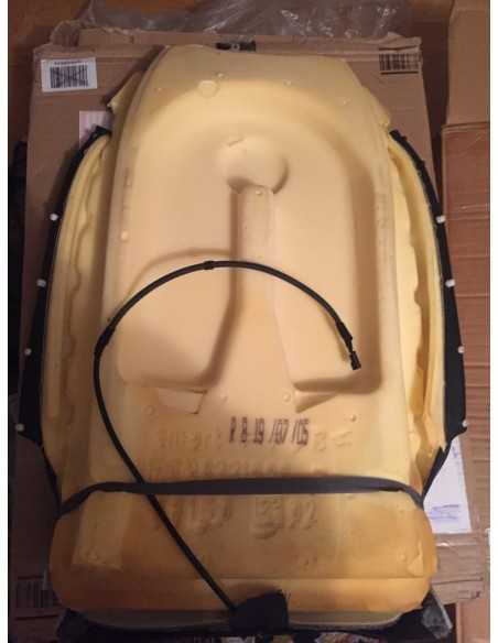 New Smart Roadster Brabus 452 seat backrest cushion black leather heated