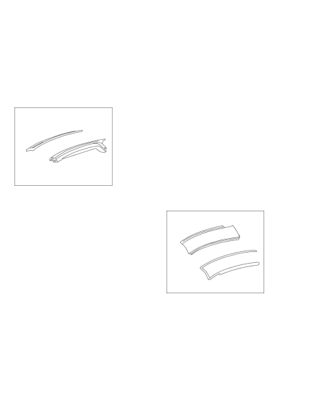 Smart Roadster 452 dakdrager afdichting rubber