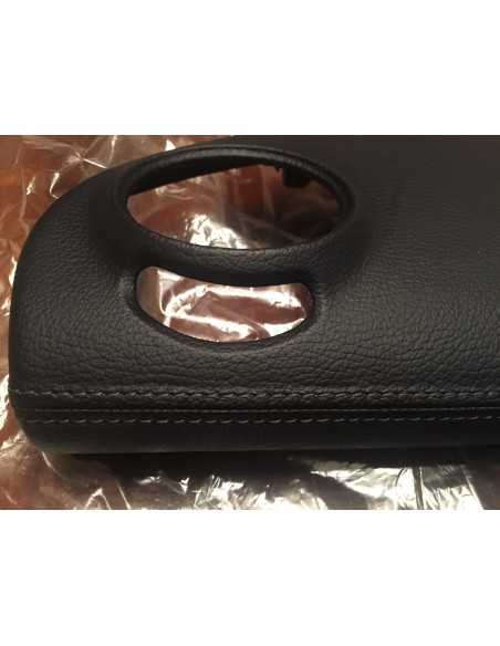 Capa para airbag do passageiro Smart Roadster Brabus couro preto RHD Capa para airbag do passageiro Smart Roadster Brabus couro preto RHD