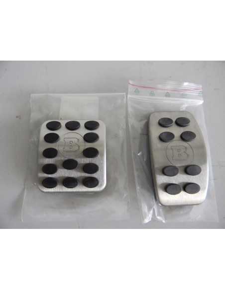 Smart Roadster Brabus 452 pédales sport en aluminium chromé brossé plug and play Smart Roadster Brabus 452 pédales sport en aluminium chromé brossé plug and play