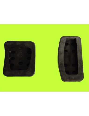 Pedales deportivos de aluminio Smart Roadster Brabus 452 cromados cepillados plug and play