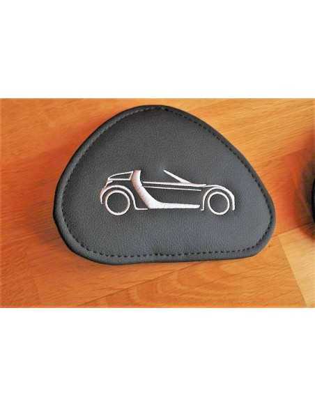 Smart Roadster leatherlook headrest inlays inserts