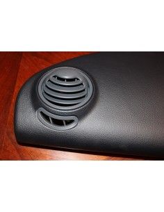 Capa de airbag do passageiro Smart Roadster couro RHD COURO AZUL-PRETO 2