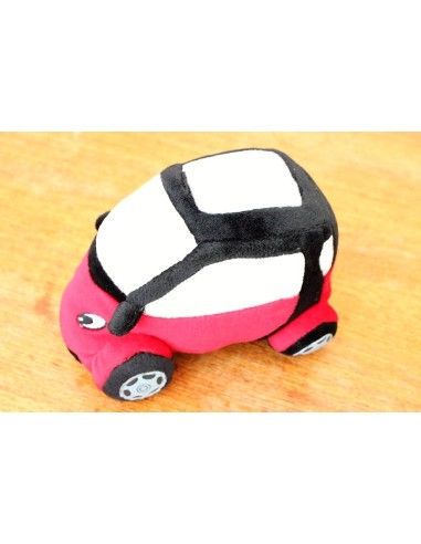 Genuine Smartware Plush car Smart Fortwo Red of 2002 collection