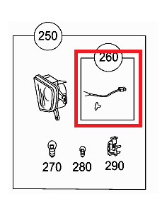 Smart Roadster Nebelscheinwerfer-Kabelsatz