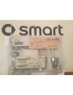 OEM smart Fortwo Forfour 453 anti-theft protection for wheels, set of 4 , LOCKABLE WHEEL BOLT 2