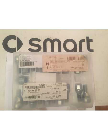 OEM smart Fortwo Forfour 453 antidiefstalbeveiliging voor wielen, set van 4, VERGRENDELBARE WIELBOUT OEM smart Fortwo Forfour 453 antidiefstalbeveiliging voor wielen, set van 4, VERGRENDELBARE WIELBOUT