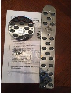 Smart Fortwo 450 aluminium sport pedals chrome aluminium