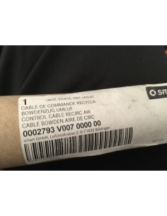 Nieuwe Smart Fortwo 450 bowdenkabel recirculatielucht LENGTE: 765 MM 2