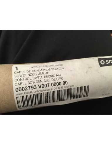Nuevo Smart Fortwo 450 Cable Bowden de recirculación de aire LONGITUD: 765 MM