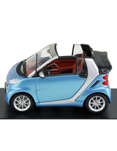 smart fortwo cabrio 451 1:43 azzurro