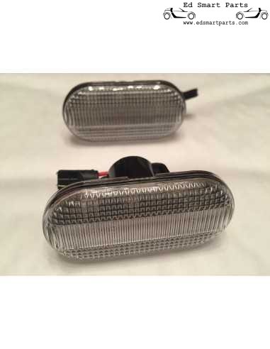 Neu Smart ForTwo 453 Dynamische LED Seitenblinker Repeater Blinker Paar getönt oder klare Linse