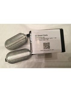 New Smart ForTwo 453 Dynamic LED Side Indicators repeater indicator pair smoke or clear lens 2