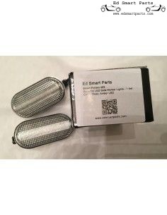 Nuevos intermitentes laterales LED dinámicos Smart ForTwo 453 con par de intermitentes repetidores con lente ahumada o 2