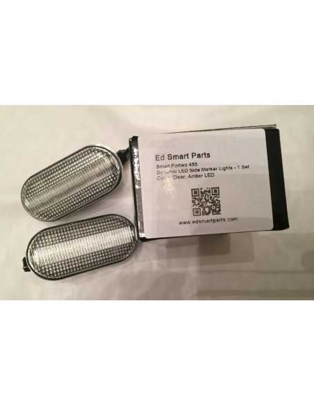 Neu Smart ForTwo 453 Dynamische LED Seitenblinker Repeater Blinker Paar getönt oder klare Linse