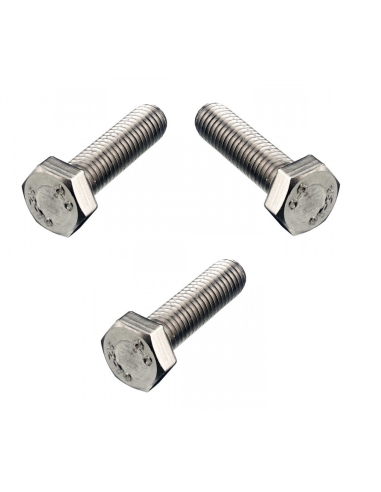 M10 x 25 Stainless Steel Hex Bolts Set Screws 10mm x 25mm Fully Threaded x5 