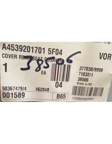 Smart Forfour 453 COVER, SEAT CUSHION LEFT SEAT TEKKI BLUE CODE 04U