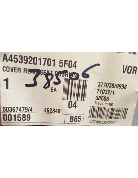 Smart Forfour 453 HOUSSE, COUSSIN DE SIÈGE GAUCHE TEKKI BLEU CODE 04U