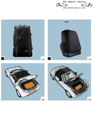 Zaino trolley Smart Roadster originale della collezione Smartware del 2006