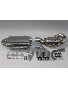 Genuine S-Mann Exhaust “S-Flow” Centre Twin 2